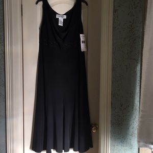 Jessica Howard Black Midi Party Dress